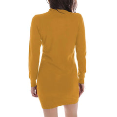 Yes Zee Yellow Viscose Dress - Dresses