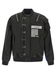 Yohji Yamamoto Black Cotton Bomber