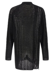 Yohji Yamamoto Black Linen Cardigan - 3