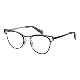 Yohji Yamamoto Black Metal Glasses (Frames) - Eyeglasses