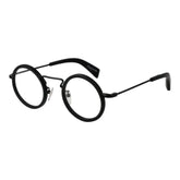 Yohji Yamamoto Black Unisex Glasses Frame