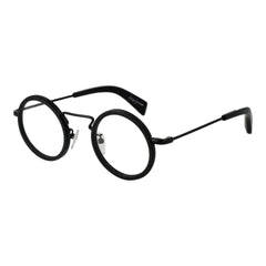 Yohji Yamamoto Black Unisex Glasses Frame