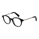Yohji Yamamoto Black Unisex Glasses Frame - Eyeglasses