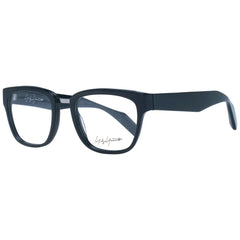 Yohji Yamamoto Black Unisex Glasses Frame - Eyeglasses