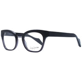Yohji Yamamoto Black Unisex Glasses Frame - Eyeglasses