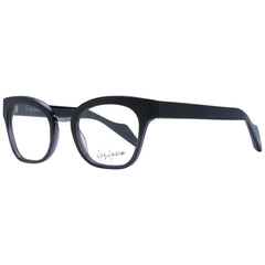 Yohji Yamamoto Black Unisex Glasses Frame - Eyeglasses