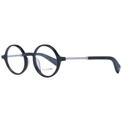 Yohji Yamamoto Black Unisex Glasses Frame - Eyeglasses