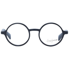 Yohji Yamamoto Black Unisex Glasses Frame - Eyeglasses