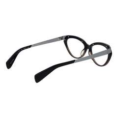 Yohji Yamamoto Black Unisex Glasses Frame - Eyeglasses