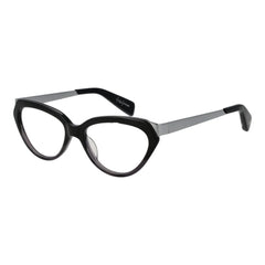 Yohji Yamamoto Black Unisex Glasses Frame - Eyeglasses