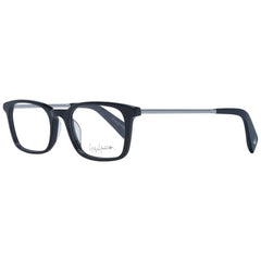 Yohji Yamamoto Black Unisex Glasses Frame - Eyeglasses