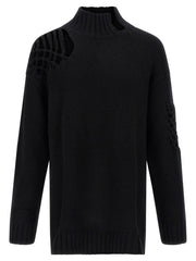 Yohji Yamamoto Black Wool Cardigan - 3