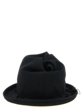 Yohji Yamamoto Black Wool Fedora
