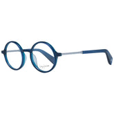 Yohji Yamamoto Blue Unisex Glasses Frame - Eyeglasses