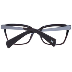 Yohji Yamamoto Brown Unisex Glasses Frame - Eyeglasses