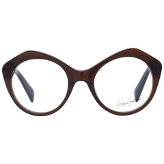 Yohji Yamamoto Brown Unisex Glasses Frame - Eyeglasses