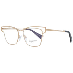 Yohji Yamamoto Gold Women Glasses Frame - Eyeglasses