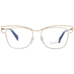 Yohji Yamamoto Gold Women Glasses Frame - Eyeglasses