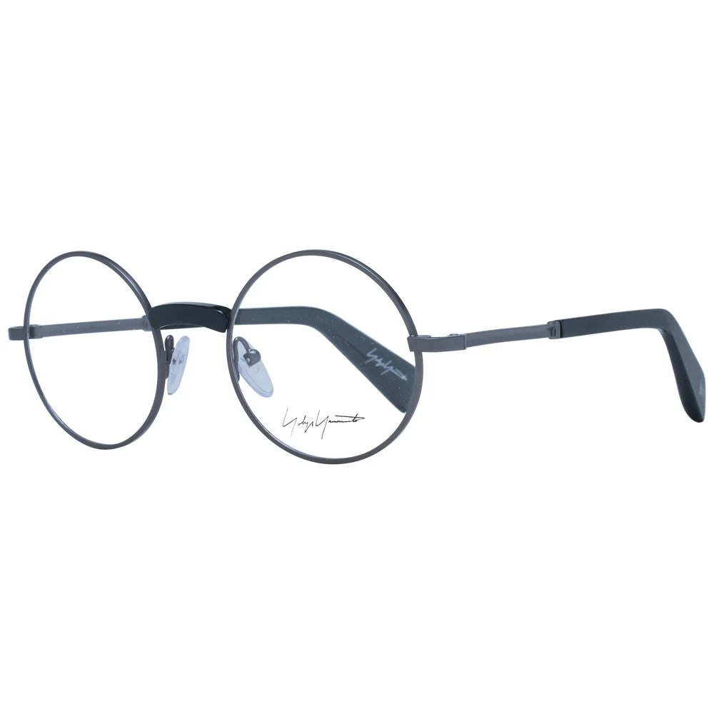 Yohji Yamamoto Gray Unisex Glasses Frame - Eyeglasses