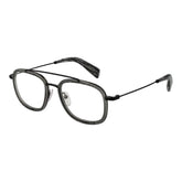 Yohji Yamamoto Gray Unisex Glasses Frame - Eyeglasses