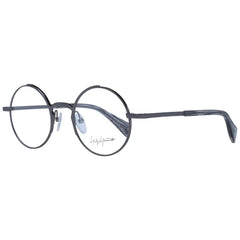 Yohji Yamamoto Gray Unisex Glasses Frame - Eyeglasses
