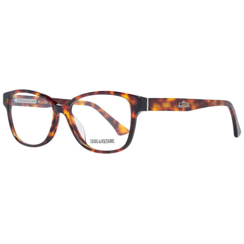 Zadig & Voltaire Brown Unisex Glasses Frame - Eyeglasses