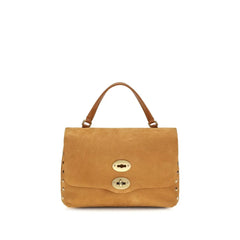 Zanellato Beige Suede Leather Shoulder Bag