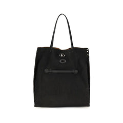 Zanellato Black Calf Leather Bos Taurus Handbag