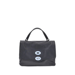 Zanellato Black Calf Leather Bos Taurus Shoulder Bag