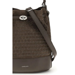 Zanellato Brown Calf Leather Bos Taurus Backet Bag