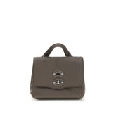 Zanellato Brown Calf Leather Bos Taurus Handbag