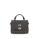Zanellato Gray Calf Leather Bos Taurus Handbag