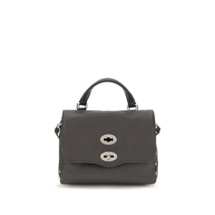 Zanellato Gray Calf Leather Bos Taurus Handbag