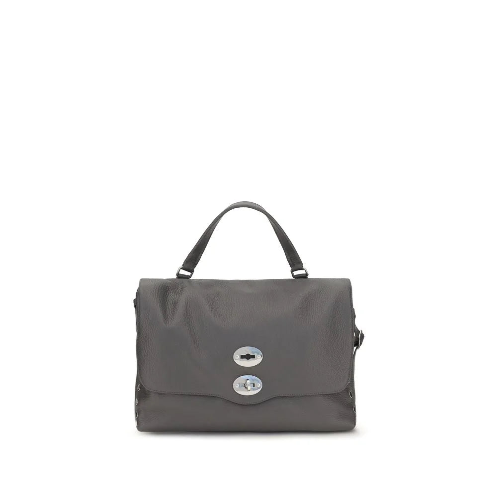 Zanellato Gray Calf Leather Bos Taurus Handbag