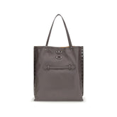 Zanellato Gray Calf Leather Bos Taurus Shoulder Bag