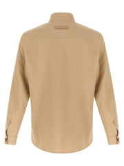 ZEGNA Beige Linen Blouse
