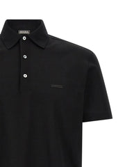 ZEGNA Black Cotton Polo Shirt - IT50 | L