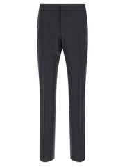 ZEGNA Blue Linen Dress Pants - XXL