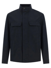 ZEGNA Blue Polyester Jacket