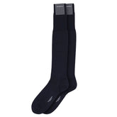 ZEGNA Blue Wool Sock - 42-43 - Crew Socks