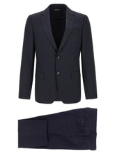 ZEGNA Blue Wool Two-Piece Suit