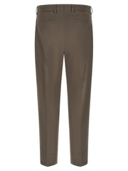 ZEGNA Brown Cotton Dress Pants - IT52 | XL