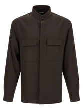 ZEGNA Brown Linen Blouse - M