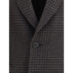 ZEGNA Brown Wool Coat - Overcoats