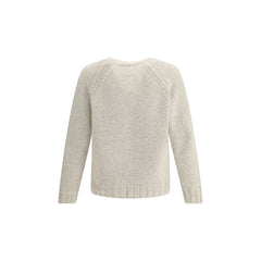 ZEGNA Cream Cashmere Cashmere Sweater