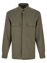 ZEGNA Gray Linen Blouse - S