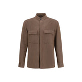 ZEGNA Wool Ovs-overshirt - Overshirts