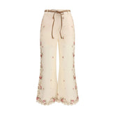 بنطلون واسع من قطن بيج من Zimmermann - 0/XS