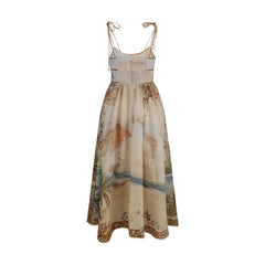Zimmermann Beige Linen Casual Dress