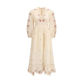 Zimmermann Beige Linen Casual Dress - 3